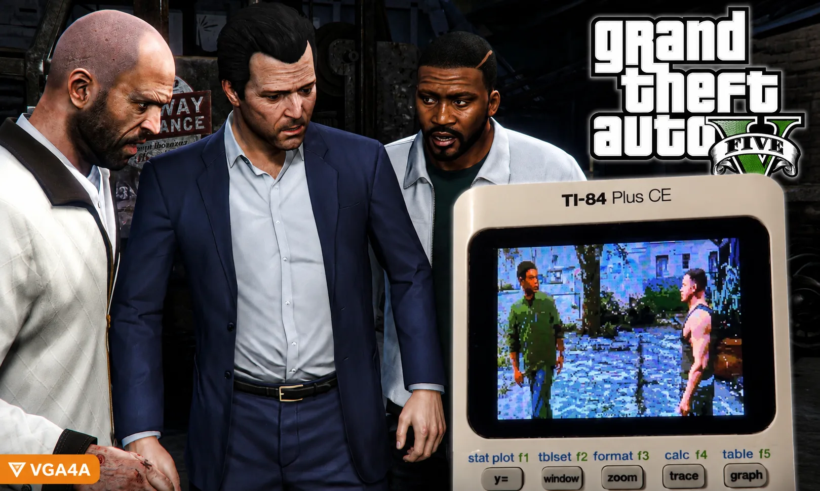 GTA 5 على آلة حاسبة