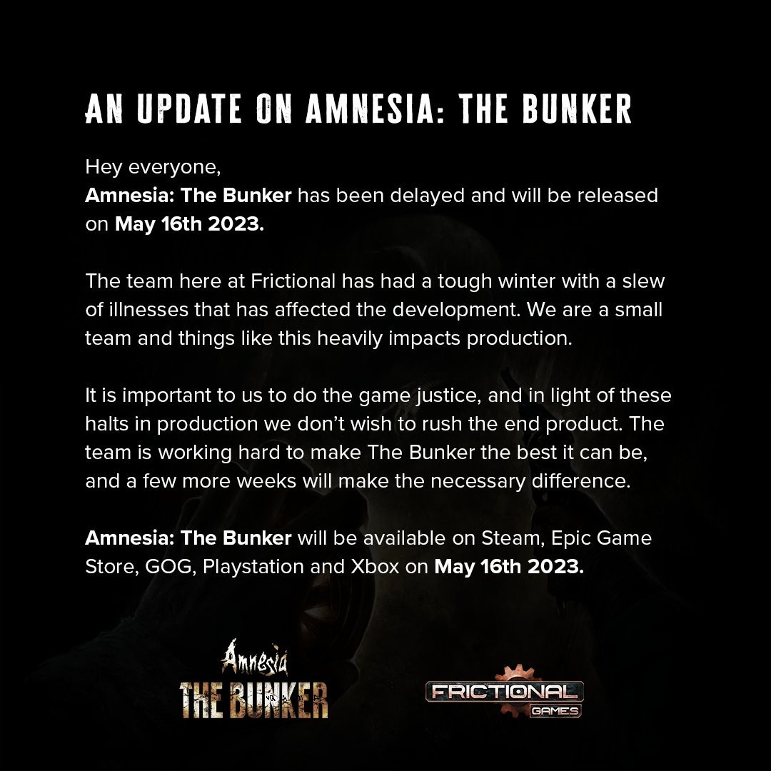 Amnesia The Bunker