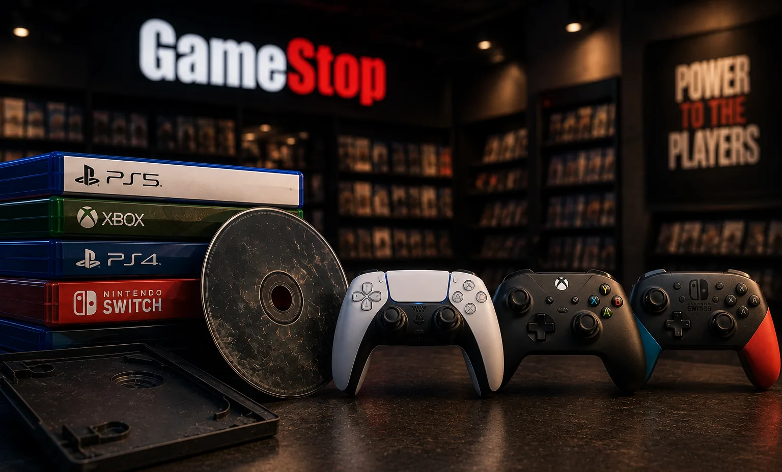 اختفاء النسخ الفيزيائية المادية GameStop