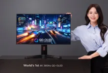 شاشة سامسونغ QD-OLED 4K مع 360Hz