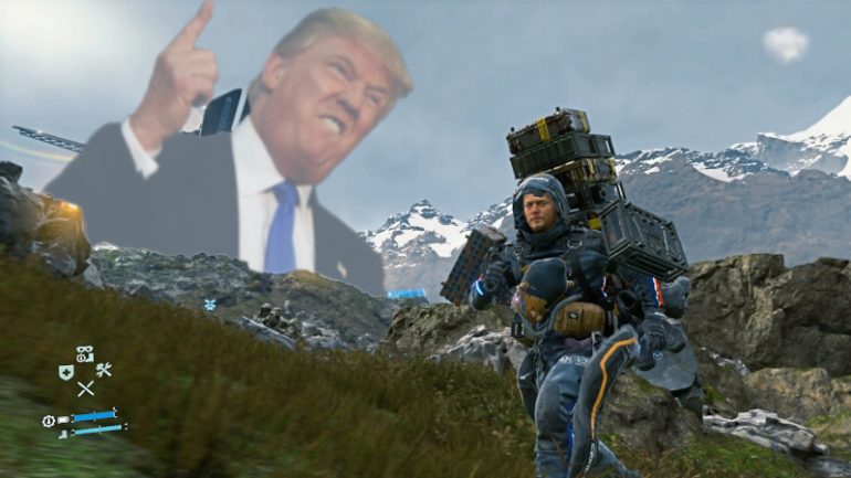Death Stranding هي رد على تصرفات ترامب و بريكسل