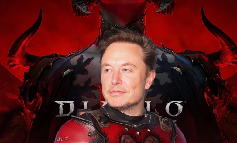 إيلون ماسك Diablo 4