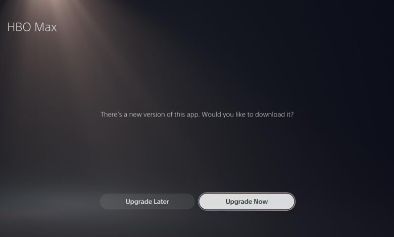 تطبيق HBO Max بلايستيشن 5