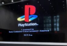 Original PlayStation + 35-foot TV