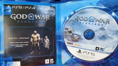 محتوى النسخة الفيزيائية للعبة God of War Ragnarok