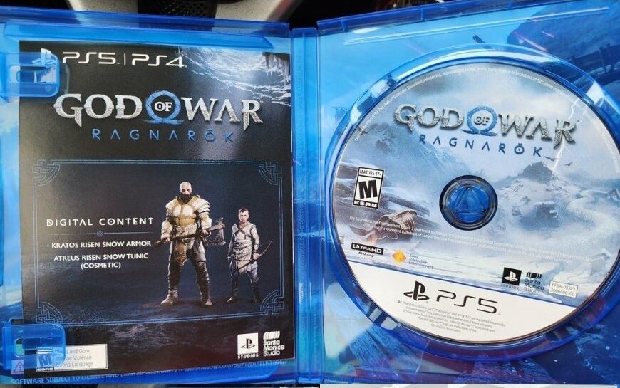 محتوى النسخة الفيزيائية للعبة God of War Ragnarok