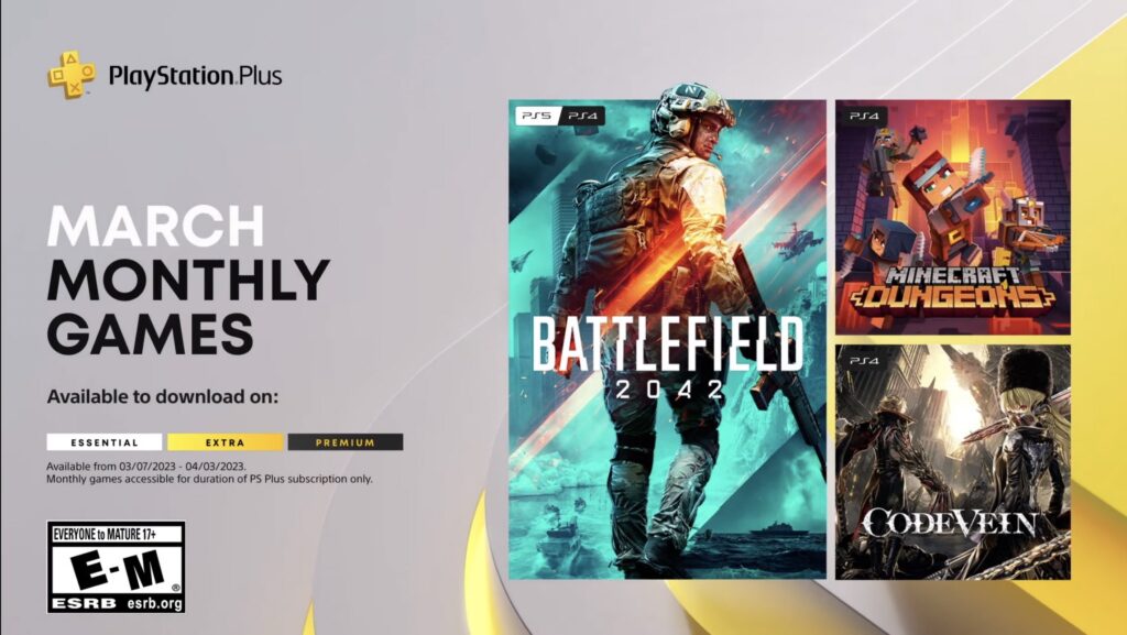 العاب بلايستيشن بلس مارس 2023