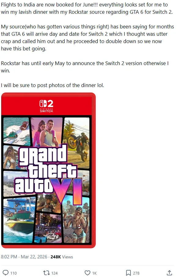 GTA 6 Switch 2