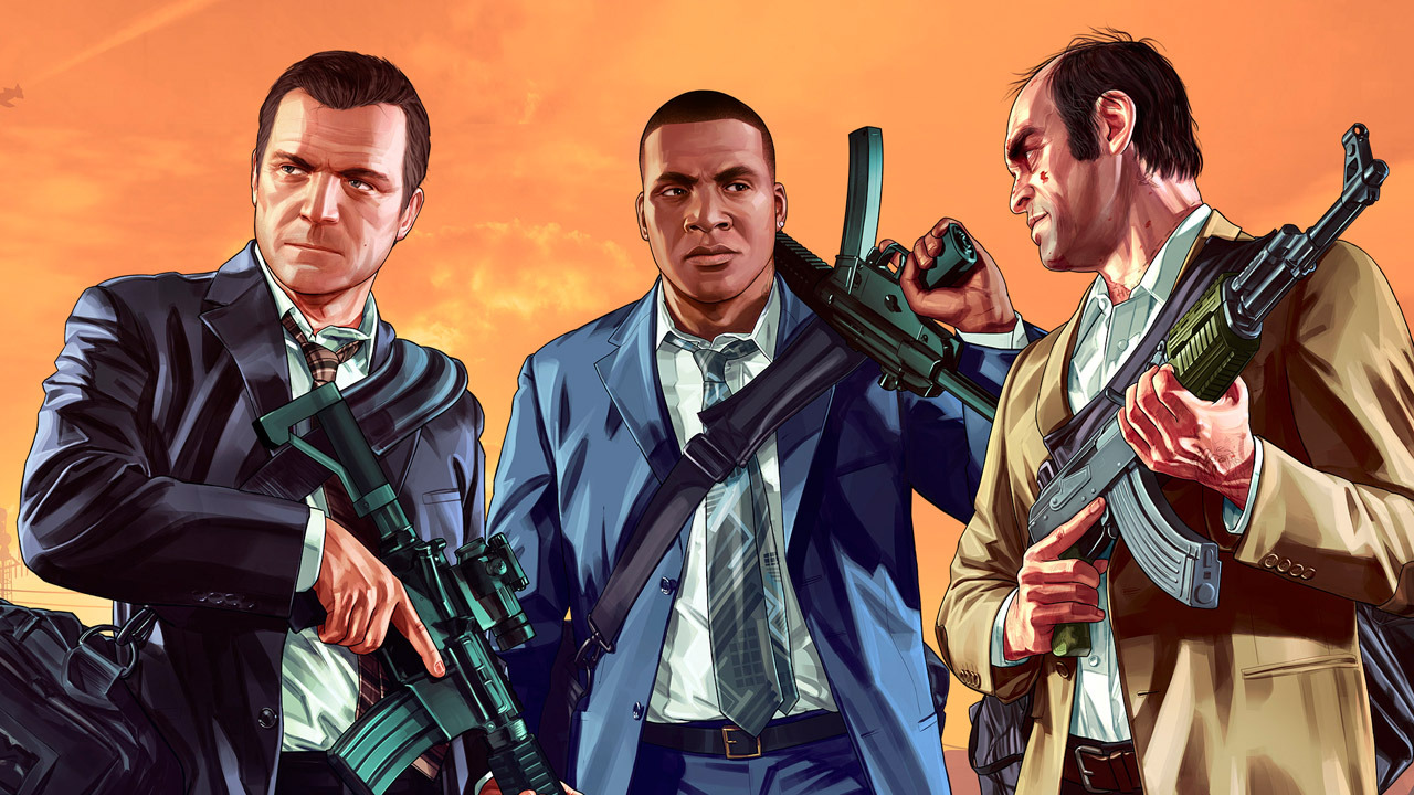 لعبة GTA5 على بلايستيشن 5