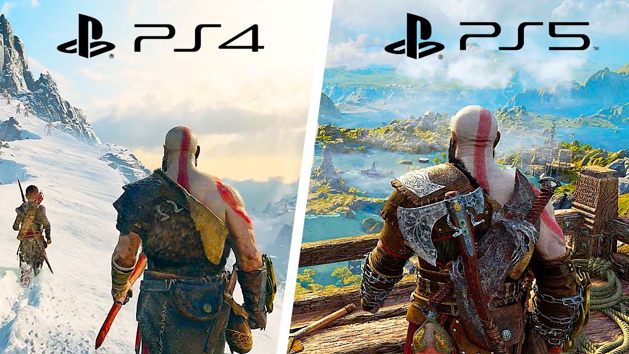 God of War Ragnarok على PS4 و PS5