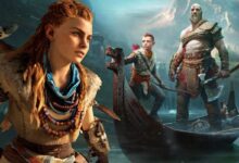 God of War و Horizon Zero Dawn