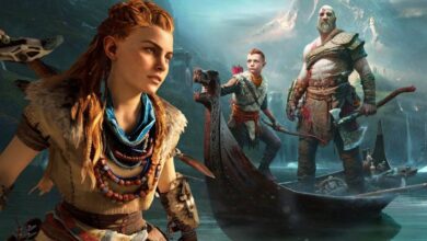 God of War و Horizon Zero Dawn