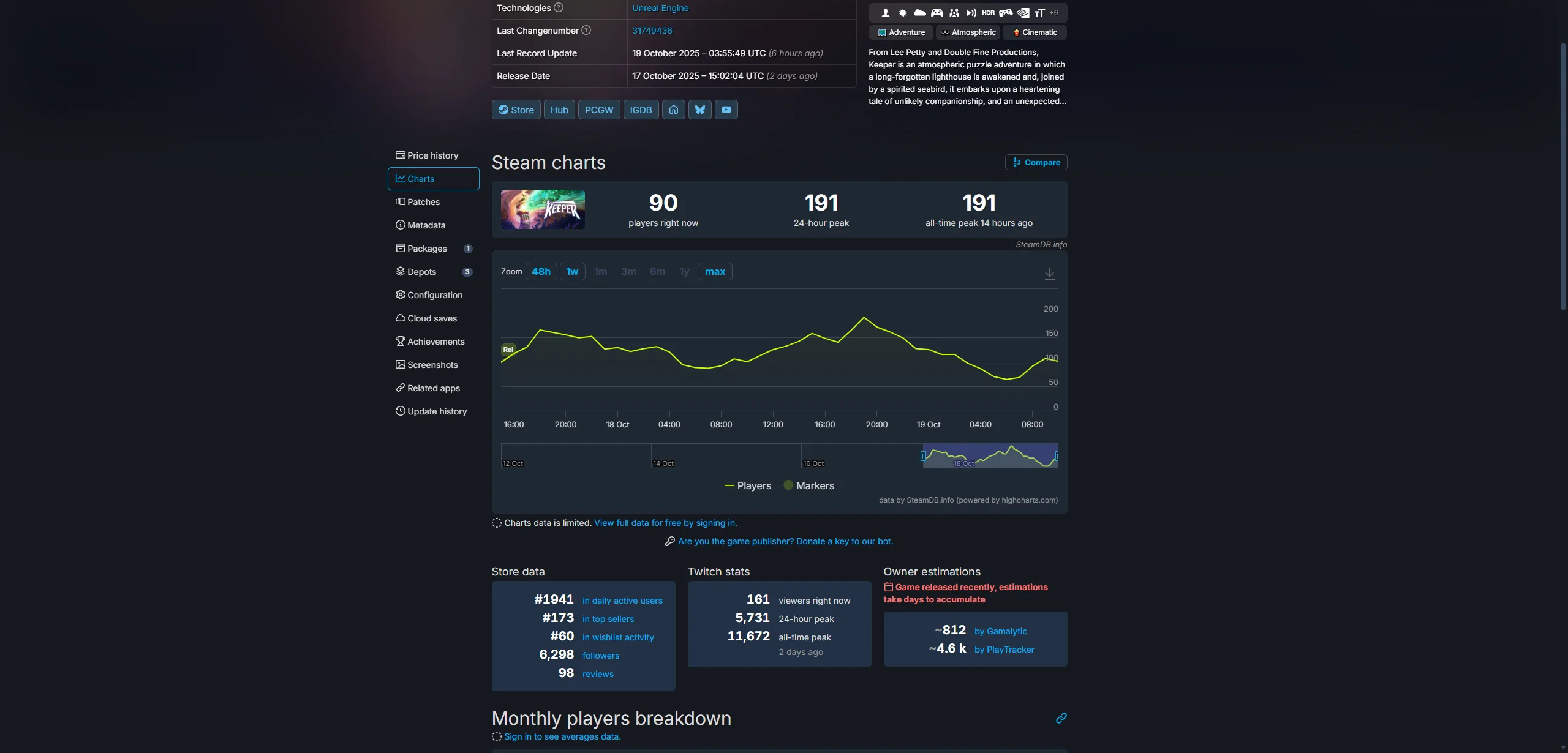 Keeper عدد اللاعبين