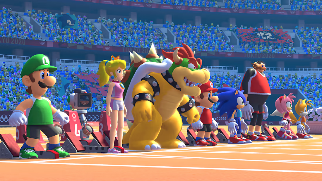 Mario Sonic at the Olympic