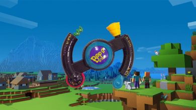 Playing Minecraft Using A Bop It