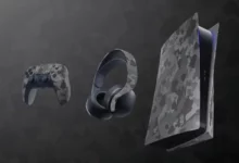 Gray Camouflage بلايستيشن 5