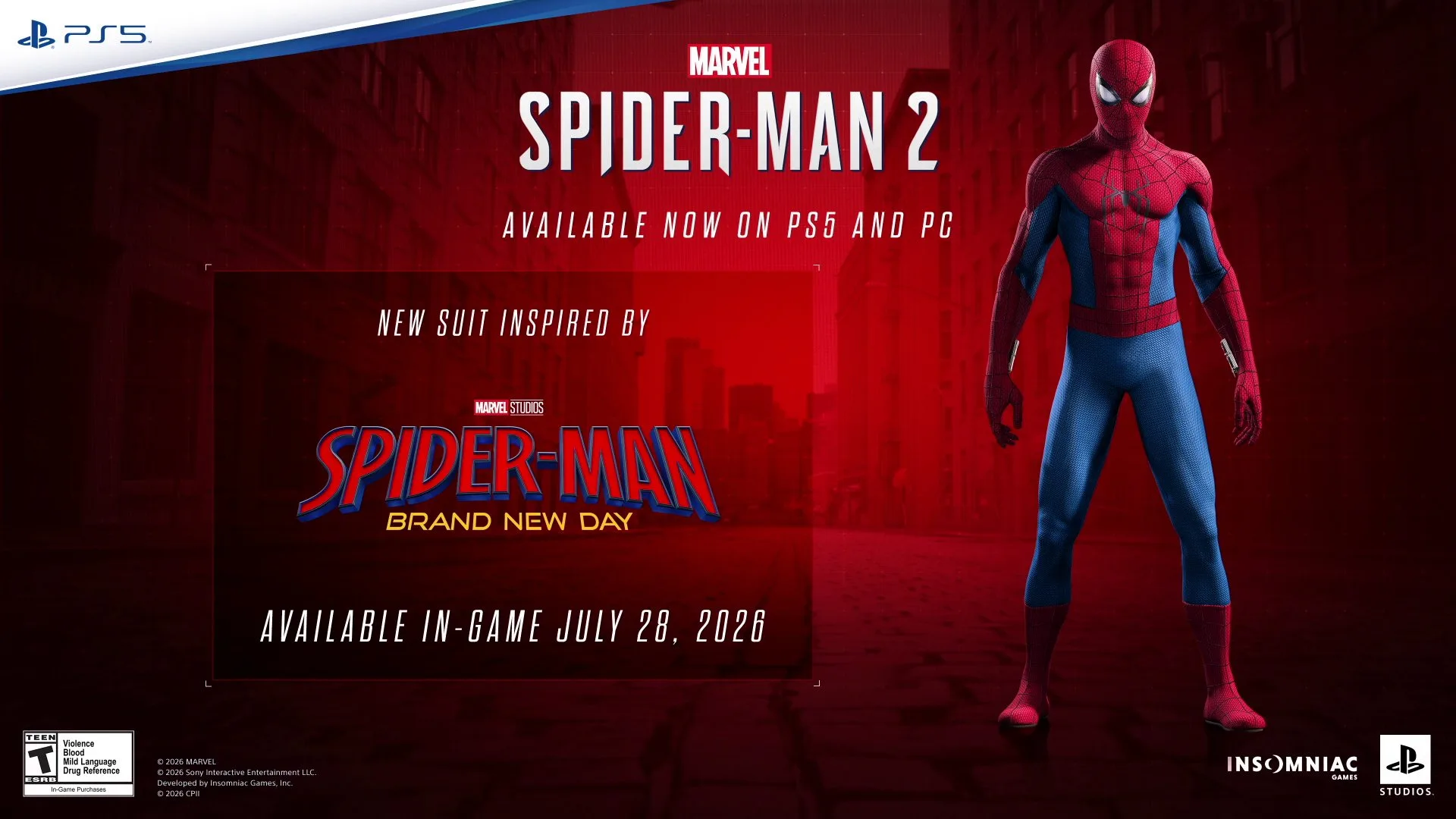 Spider-Man 2 - “Fresh Start Suit” - Brand New Day