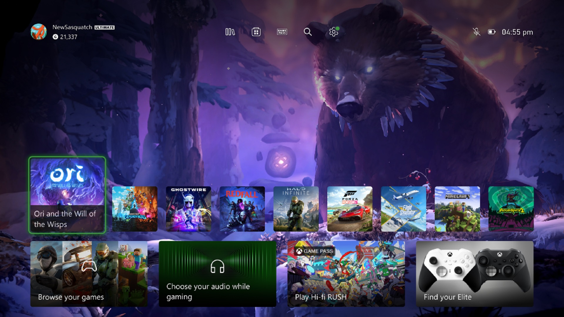 Xbox UI