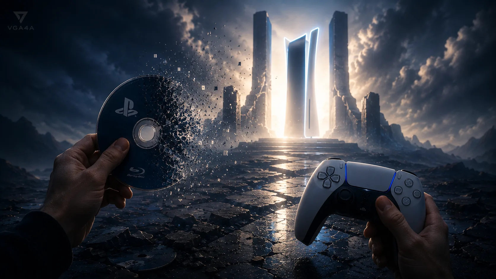 سوني تكسب حرب الأقراص مع PS5 لكنها قد تخسر حرب PS6