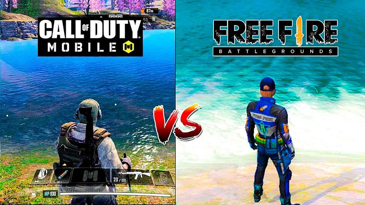 Freefire vs Cod Graphic
