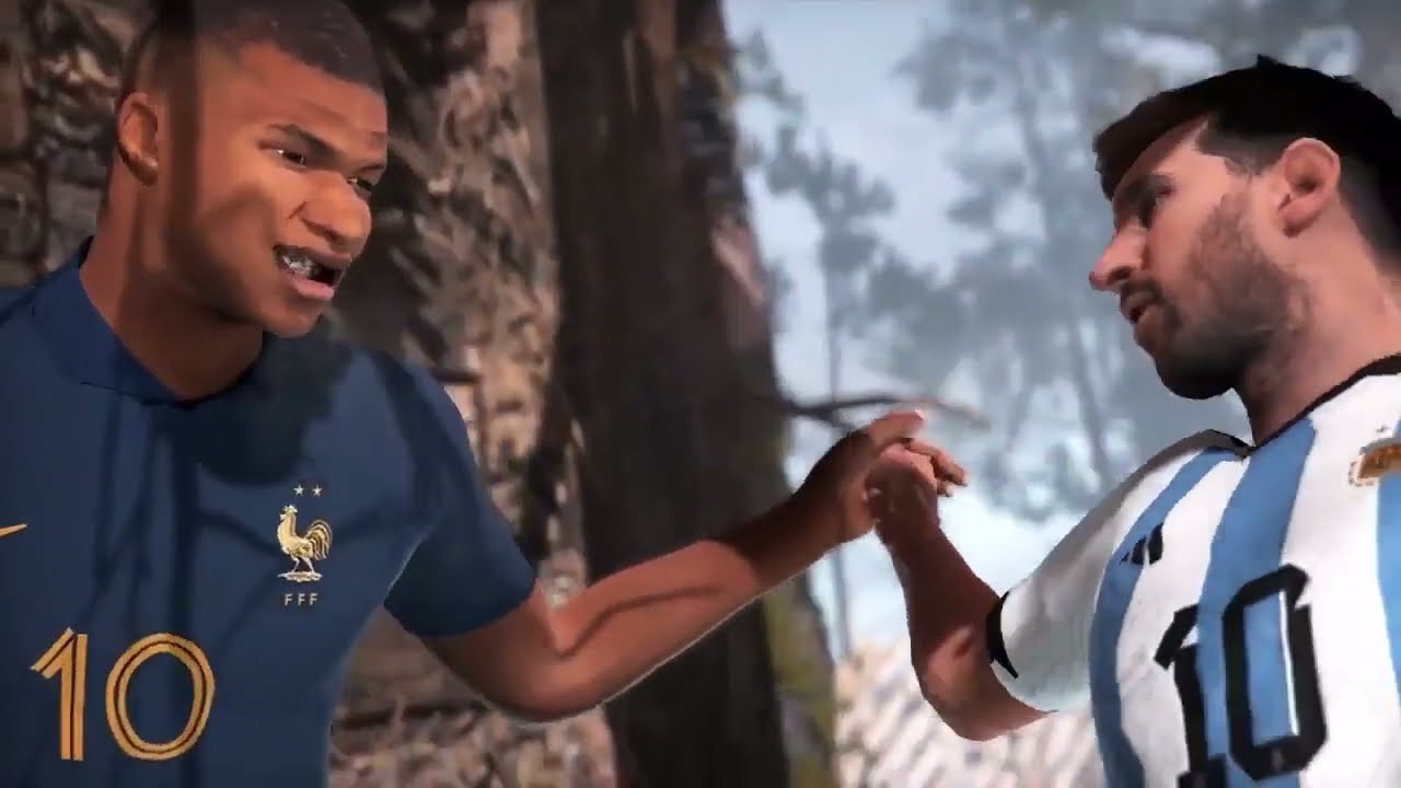 ميسي ومبابي