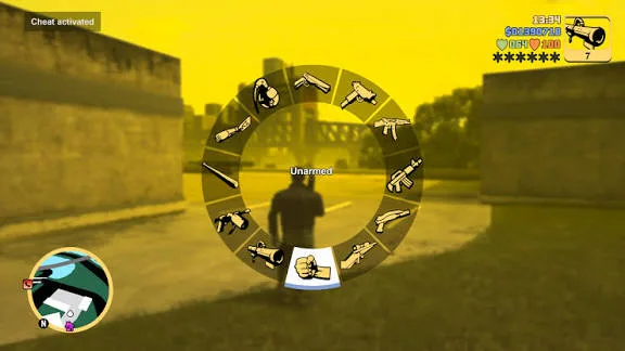 gta chinatown wars wheel weapon