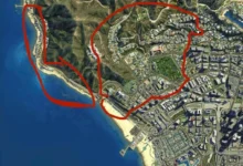 حرائق لوس انجلوس على خريطة GTA 5