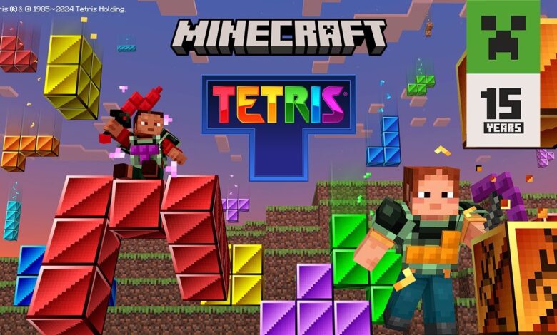 Minecraft Tetris
