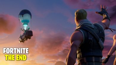 "النهاية" للعبة Fortnite