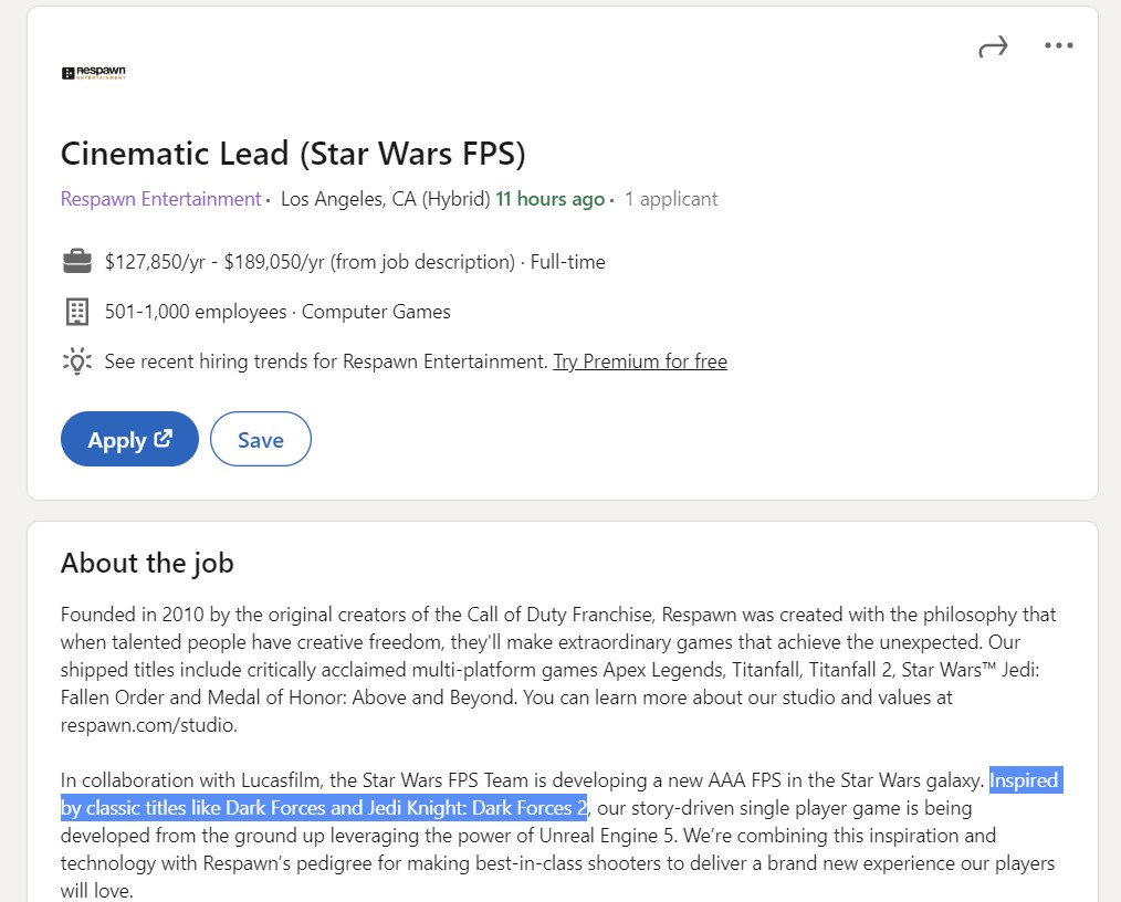 قائمة توظيف - Star Wars
