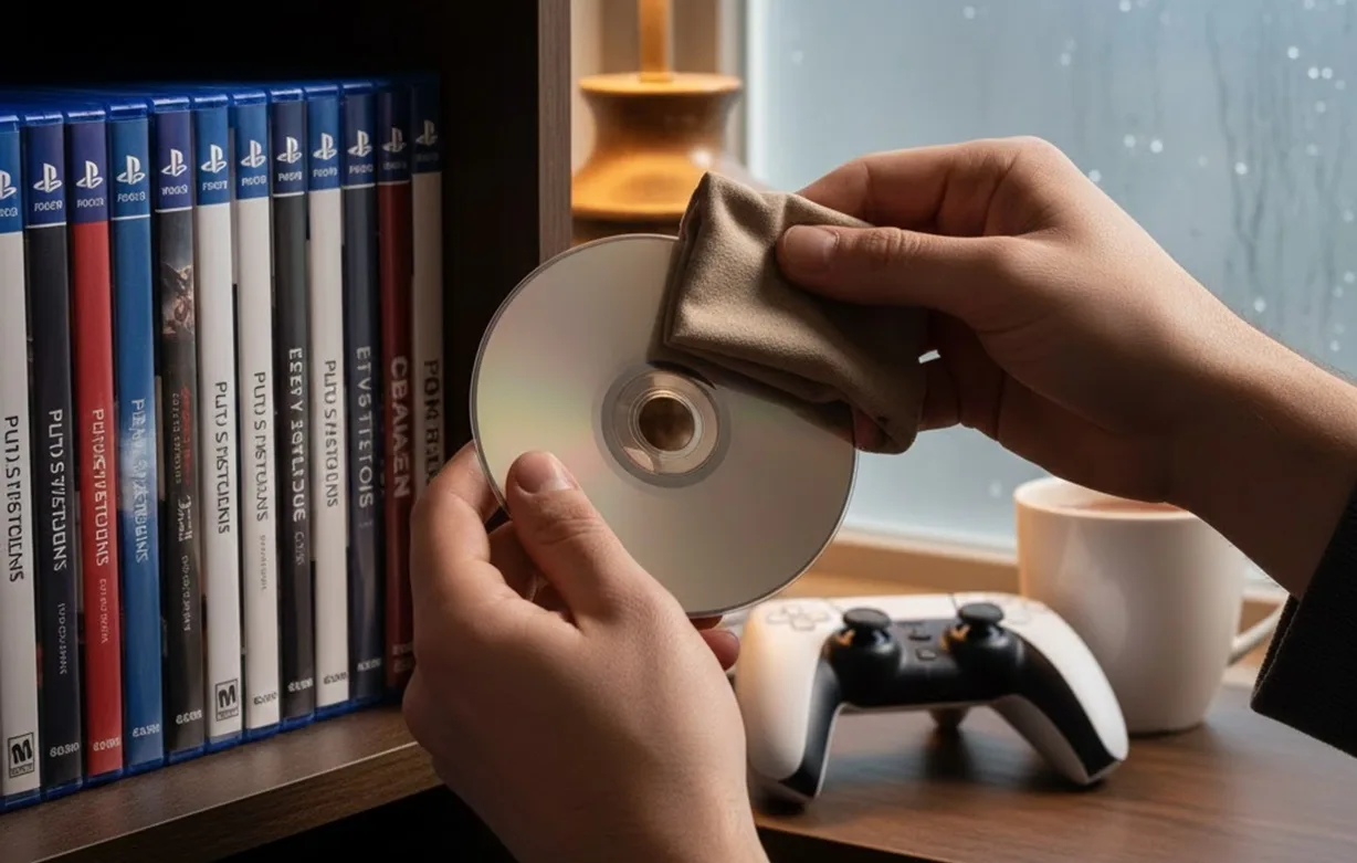 حفظ أقراص PlayStation 5