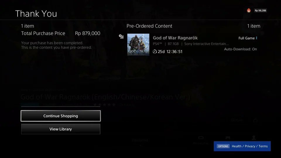 حجم لعبة God of War Ragnarok وفقًا لمستخدم Reddit