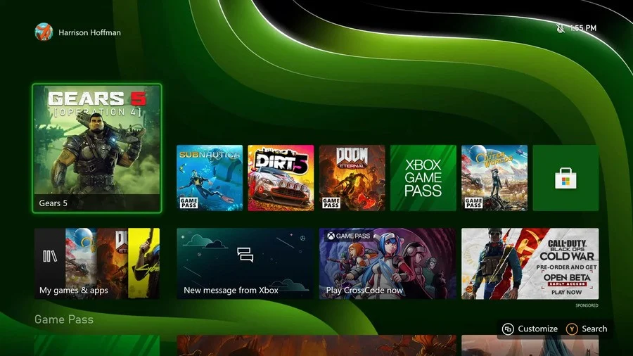 خلفيات ديناميكية Xbox Series X|S