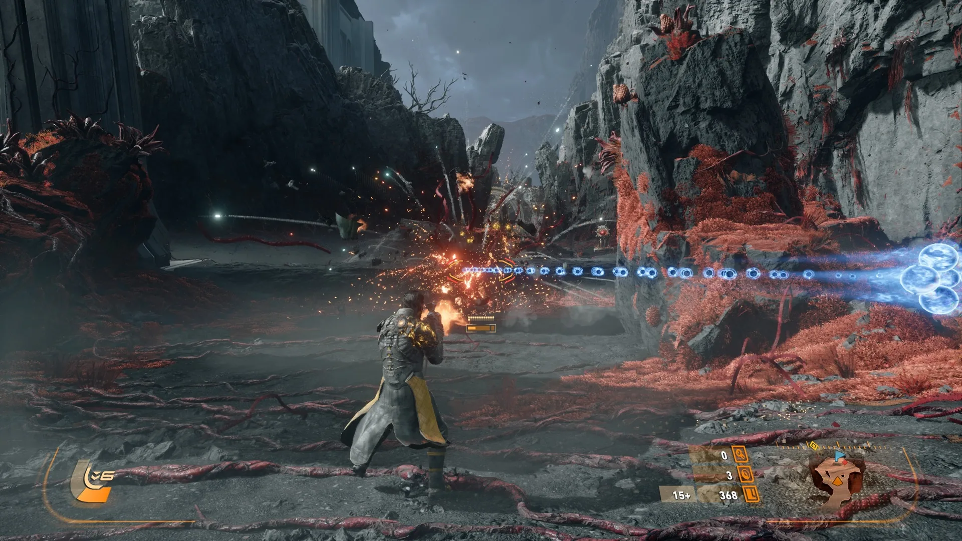 استخدم البيئة لتجنب الهجمات وشحن طاقتك في Saros