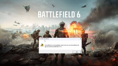 مشكلة SecureBoot في Battlefield 6