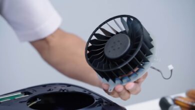 مشكلة صوت مروحة بلايستيشن 5